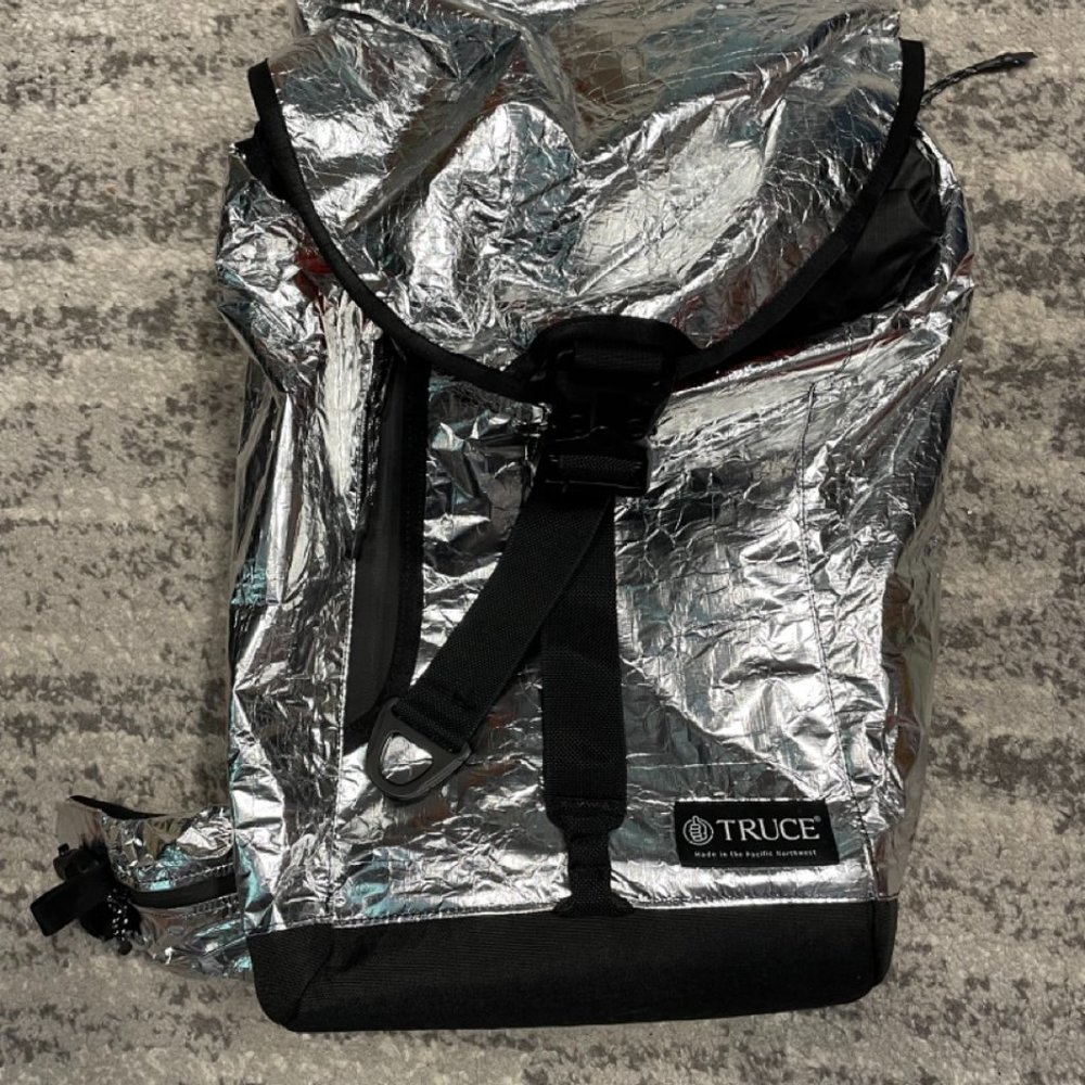 Truce Designs Custom Aluminum Dyneema Waterproof Laptop Backpack MINT+